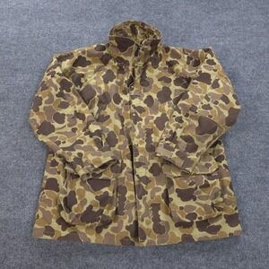 Vintage Mount'n Prairie Coat Mens XL Brown Duck Camo Ultimate Bird Hunting Parka